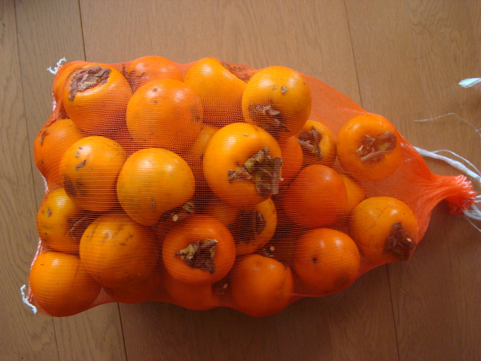 Hoshigaki of sour persimmon