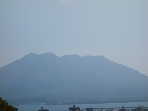 城山観光ホテルから見た桜島