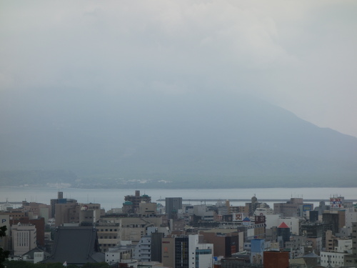 城山観光ホテルから見た桜島