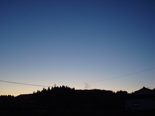 Color of Twilight Sky