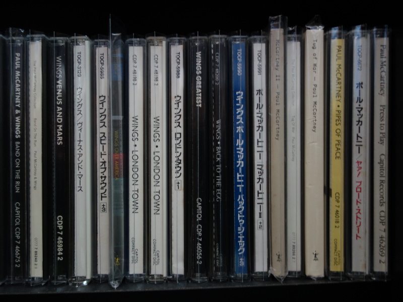 Paul McCartneyのBAND ON THE RUNからPRESS TO PLAYまでのCD